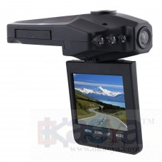 OkaeYa HD Portable DVR with 2.5" TFT LCD Screen Vehicle Backup Car Cameras LCD 270° LSRotator - 6 IR LED Camera Digital Video Recorder - Black